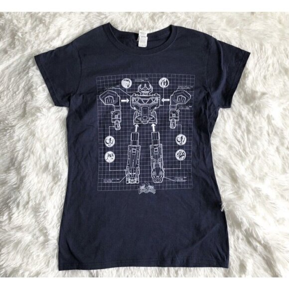 Mighty Morphin POWER RANGERS Gildan Softstyle Graphic T-Shirt Tee Womens Sz 3XL - Picture 1 of 11